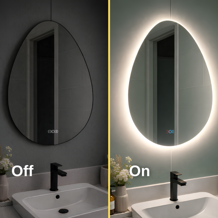 Brat B095 Dokunmatik Açma Kapamalı Yumurta Kesim Led Ayna