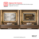 Brat B0102 Dokunmatik Açma Kapamalı Led Ayna