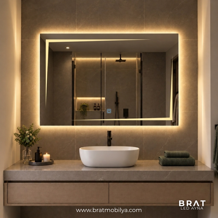 Brat B0103 Dokunmatik Açma Kapamalı Led Ayna