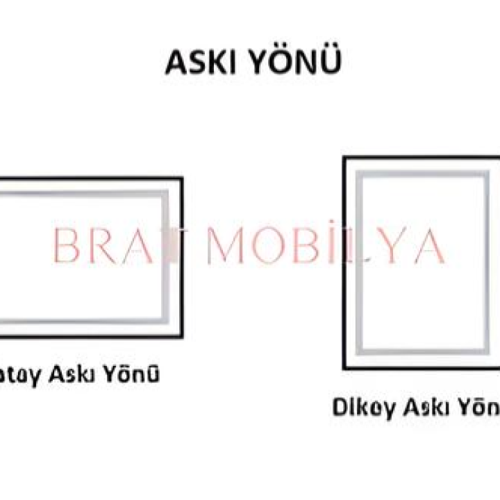 Brat B045 Dokunmatik Açma Kapamalı Led Ayna
